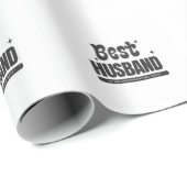 BEST HUSBAND in an Unsupporting Role- Cadeaupapier (Rol Hoek)