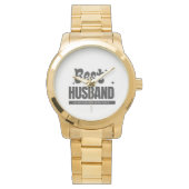 Best Husband In An Unsupporting Role-GOLD WATCH Horloge (Voorkant)
