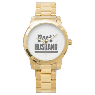 Best Husband In An Unsupporting Role-GOLD WATCH Horloge
