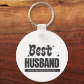BEST HUSBAND in an Unsupporting Role- Sleutelhanger (Achterkant)