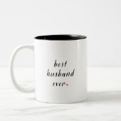 Best Husband ooit mok met twee toonsoorten koffie (Links)