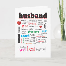 Best Husband Wonderful A1 Word Cloud Kaart