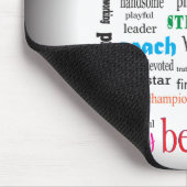 Best Husband Wonderful A1 Word Cloud Muismat (Hoek)