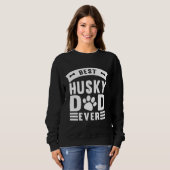 Best Husky Dog Dad Ever Trui (Voorkant volledig)
