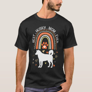 Best Husky Dog Mam Ever Happy Moederdag Zoon T-shirt