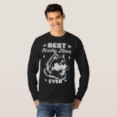 Best Husky Mom Siberian Husky T-shirt (Voorkant volledig)