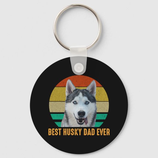 Best Husky Pap Ever Sleutelhanger (Voorkant)