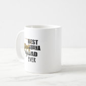 Best Iguana Dad Ever - Funny Mug with Iguana Lover Koffiemok (Voorkant links)