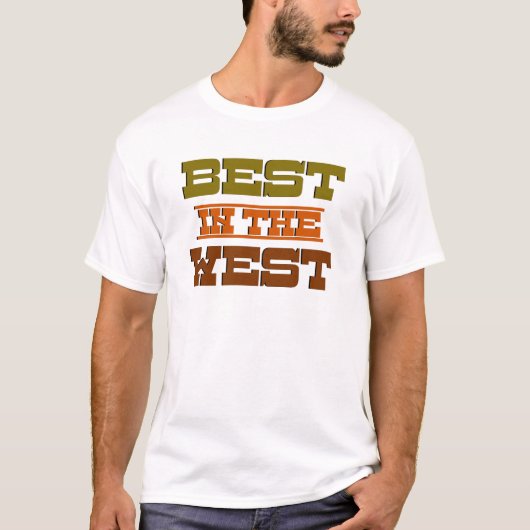 Best in het westen.png t-shirt (Voorkant)