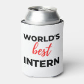 Best Intern 2 ter wereld Blikjeskoeler (Blikje Voorkant)