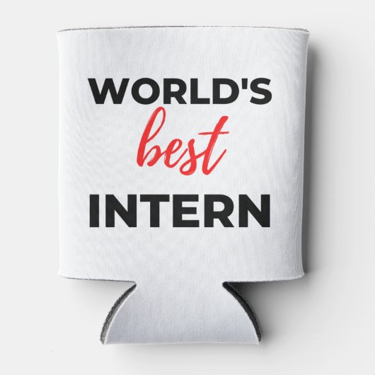 Best Intern 2 ter wereld Blikjeskoeler (Voorkant)