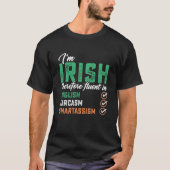 Best Irish Fluent in Smart St Patricks T-shirt (Voorkant)