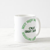 Best Irish Mother coffee mug 2 sided Koffiemok (Voorkant rechts)