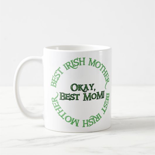 Best Irish Mother coffee mug 2 sided Koffiemok (Links)