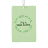 Best Irish Mother green car air freshener Luchtverfrisser (Achterkant)