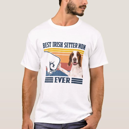 Best IRISH RED AND WHITE SETTER Ma Ever Funny Dog T-shirt (Voorkant)