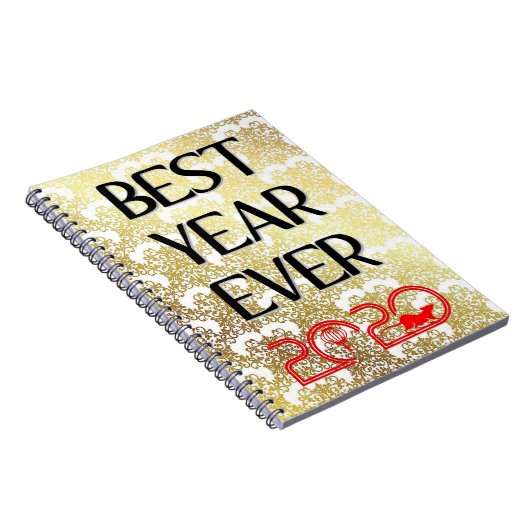 BEST JAAR OOIT 2020 Jaar van de Rat NOTEBOOK DIARY Notitieboek (Rechterzijde)