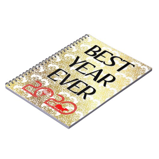 BEST JAAR OOIT 2020 Jaar van de Rat NOTEBOOK DIARY Notitieboek (Linkerzijde)