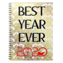 BEST JAAR OOIT 2020 Jaar van de Rat NOTEBOOK DIARY