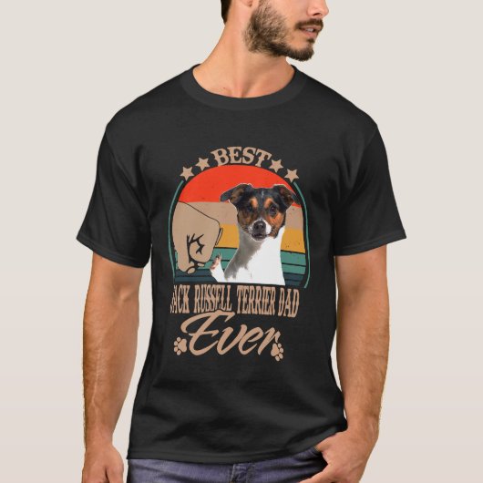 Best Jack Russell Terrier Dad Ever        T-shirt (Voorkant)