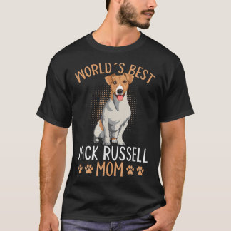 Best Jack Russell Terrier Ma Dog Mama Fun T-shirt