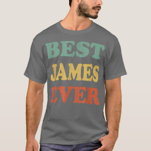 Best James Ever Funny Specialized First Name Jam T-shirt