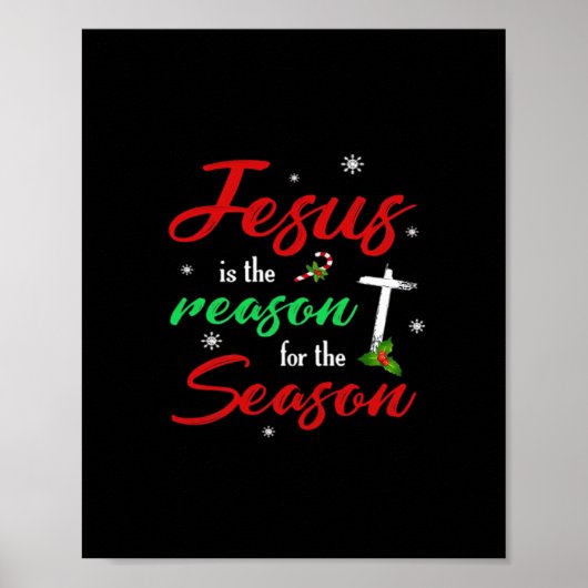 Best Jesus Is For Season Christmas Holiday Poster (Voorkant)