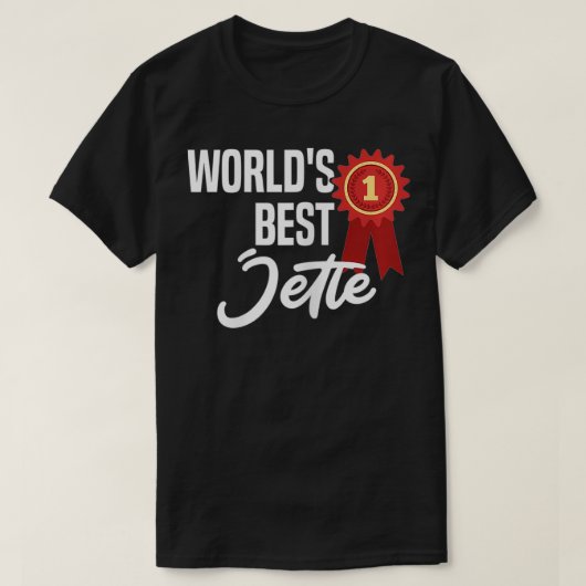 Best Jette Name van de wereld op maat T-shirt (Design voorkant)