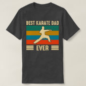 Best karate dad ever t-shirt (Design voorkant)