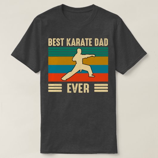 Best karate dad ever t-shirt (Design voorkant)