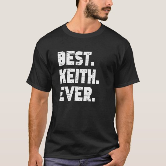 Best Keith Ever Popular Birth Names Keith Costume T-shirt (Voorkant)