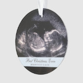 Best Kerstmis ooit Cute Ultrasound Boy Foto Ornament (voorkant)
