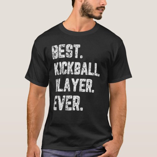 Best Kickball Player ever Kickballer Training T-shirt (Voorkant)