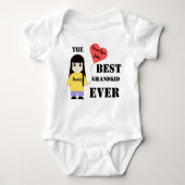 "BEST KIND OOIT" schattig meisje leuk custom bodys Romper (Voorkant)