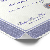 Best Kisser Award - Gepersonaliseerd Poster (Hoek)