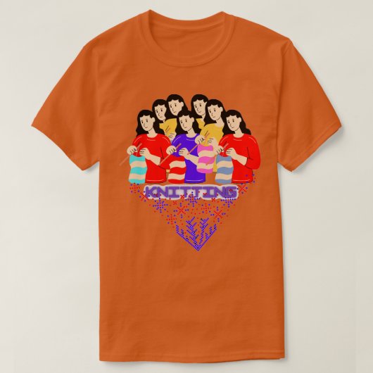 Best Knitting Mam Ever72 T-shirt (Design voorkant)