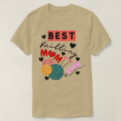 Best Knitting Mam Ever85 T-shirt (Design voorkant)