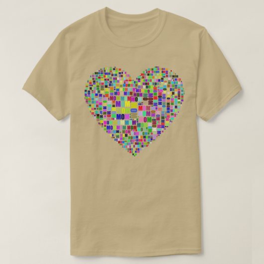 Best Knitting Mam Ever sticker T-shirt (Design voorkant)