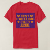 Best Knitting Mam ooit4 T-shirt (Design voorkant)