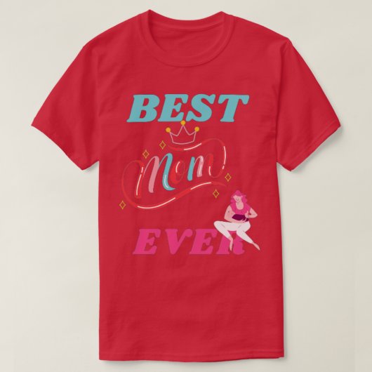 Best Knitting Mam ooit 297 T-shirt (Design voorkant)