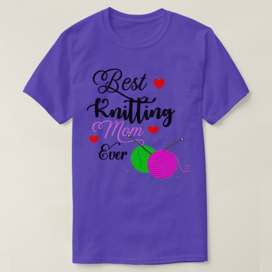 Best Knitting Mam ooit (4) T-shirt (Design voorkant)