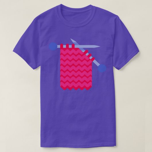 Best Knitting Mam, ooit 510 T-shirt (Design voorkant)