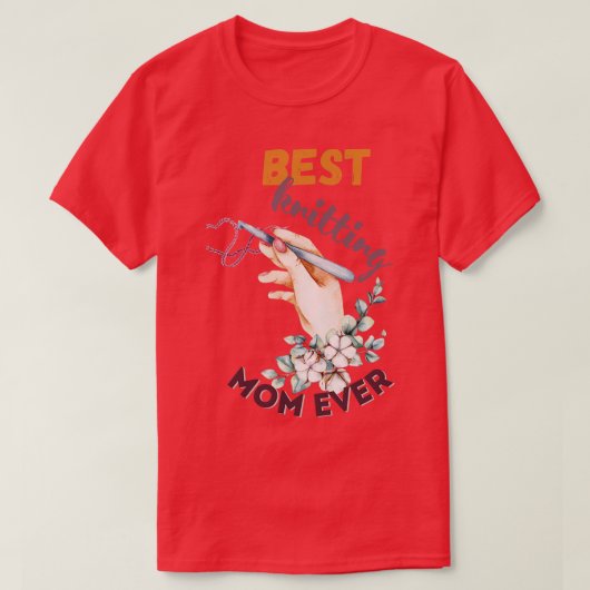 Best Knitting Mam, ooit 569 T-shirt (Design voorkant)