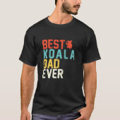Best Koala Dad Ever T-shirt (Voorkant)