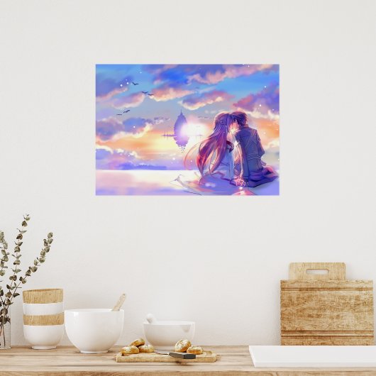 Best koppel Asuna en Kirito Poster (Keuken)