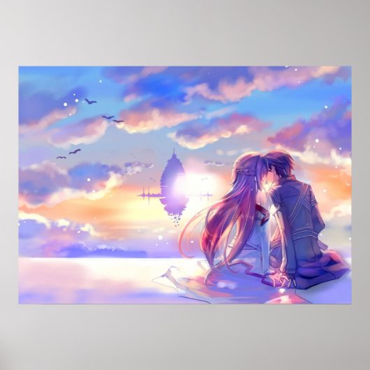 Best koppel Asuna en Kirito Poster (Voorkant)