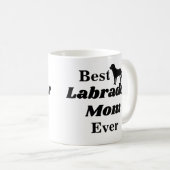 Best Labrador Mam Ever Coffee Mok (Voorkant rechts)