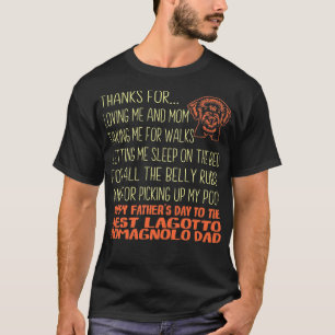 Best Lagotto Romagnolo Vaderdag Gift T-shirt