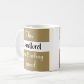 Best Landlord Ever Funny Humor Gift Koffiemok (Voorkant links)