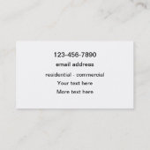 Best Landscaping Gardening Visitekaartje (Achterkant)